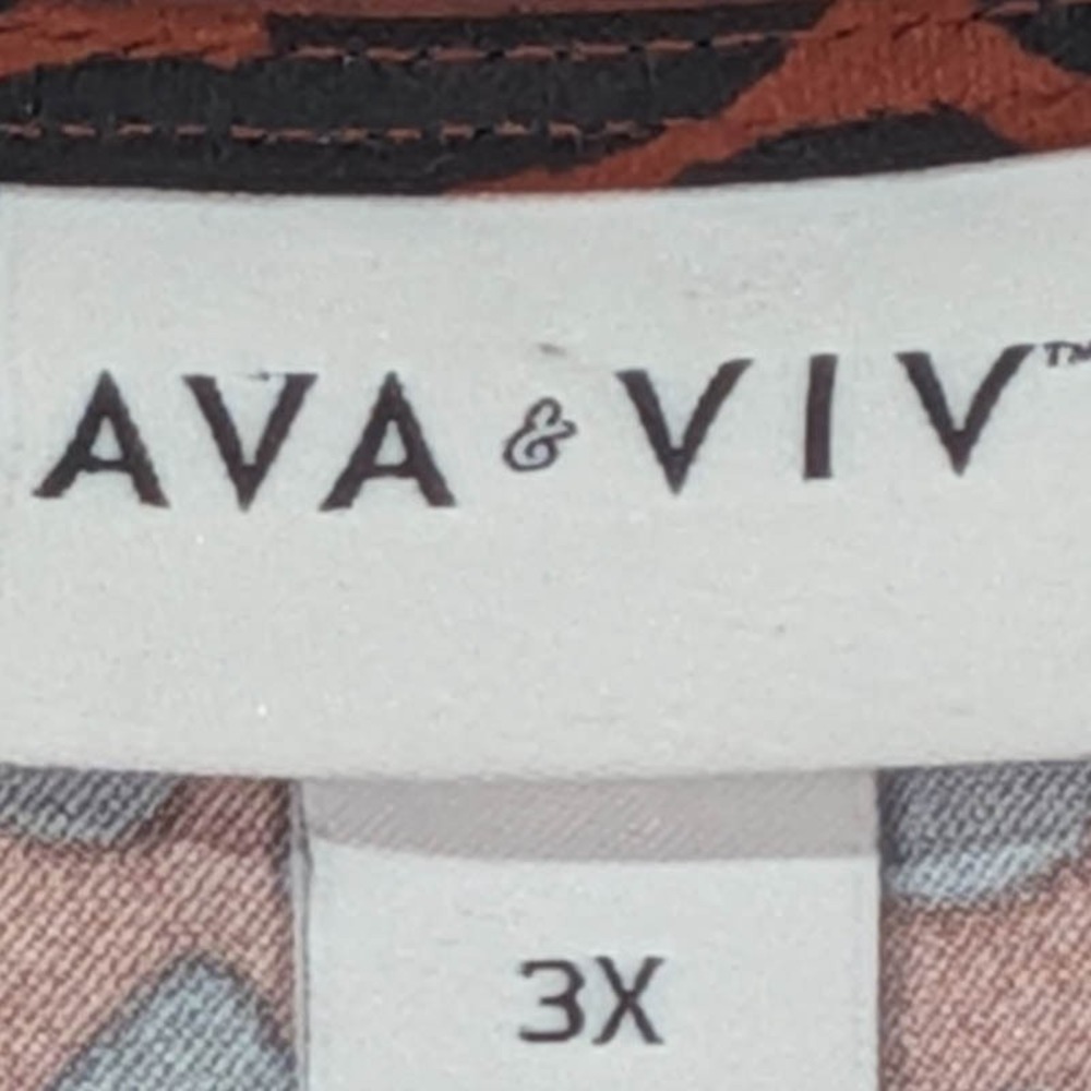 NEW Ava & Viv Cami Womens 3X Leopard Boho Chic Resort Wear Resort Wear Date - Picture 7 of 8